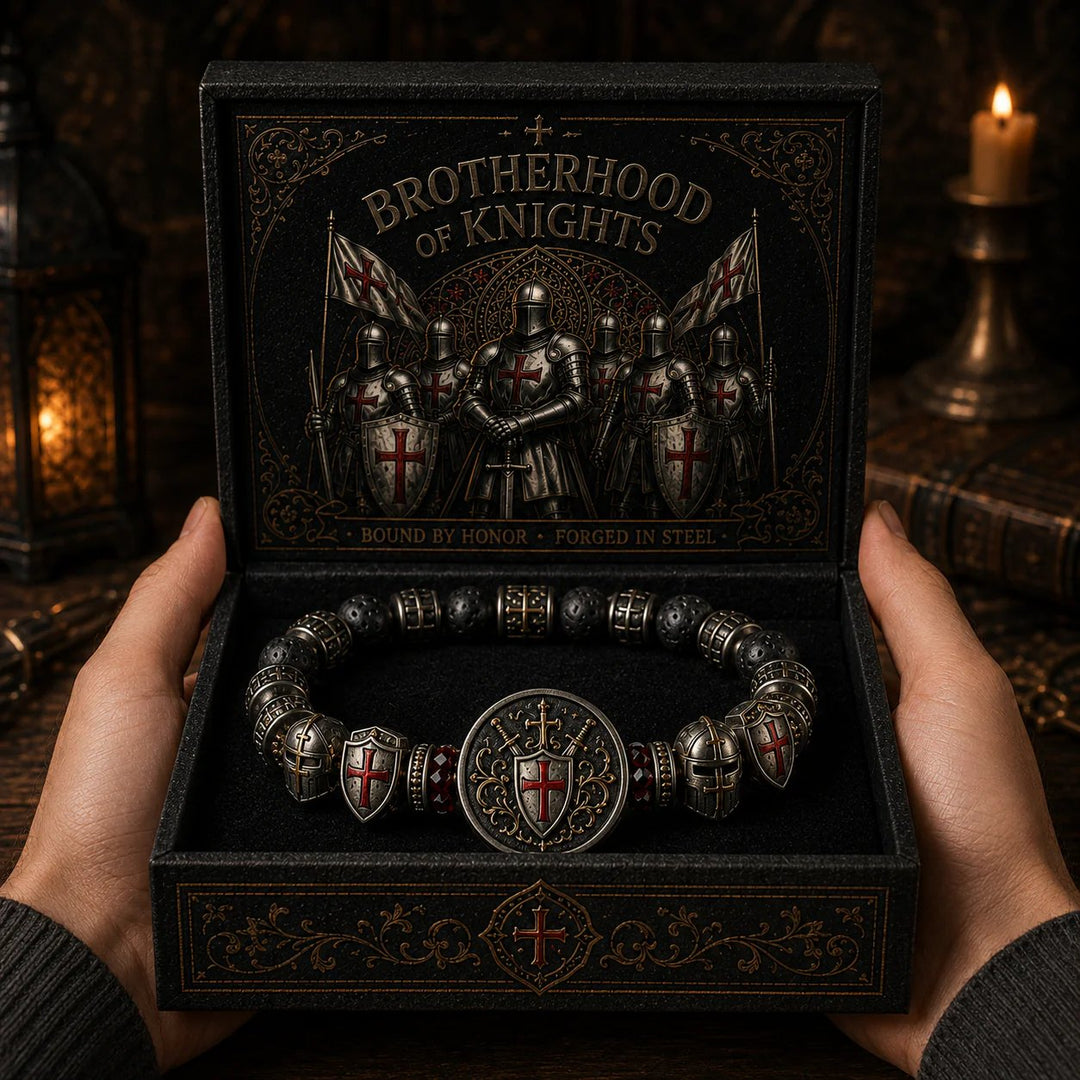 🏆Flash Sale⚡ 5K+ SOLD! ⚔️ Brotherhood of Knights Faith Bracelet