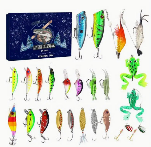 ⏳ Last day! 49% OFF – 🎣🎄 Christmas Fishing Lures Advent Calendar – Limited Release