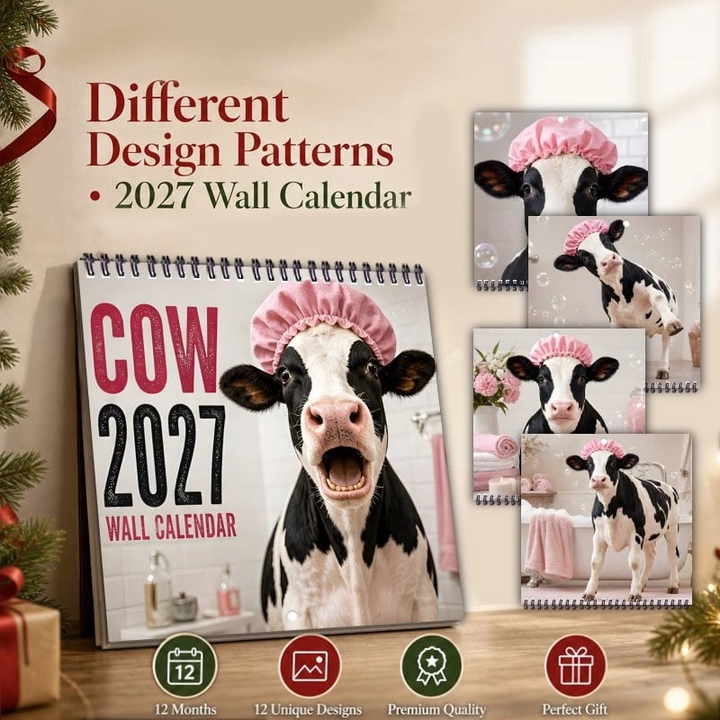 2027 Cow Wall Calendar