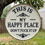 ⚡Last Day 49% OFF-Welcome to My Happy Place Metal Wall Sign