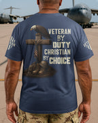 Veteran By Duty All Over Print T-Shirt