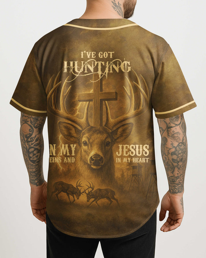 I've Got Hunting In My Veins And Jesus In My Heart All Over Print T-Shirt