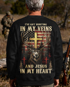 I've Got Hunting In My Veins And Jesus In My Heart All Over Print T-Shirt