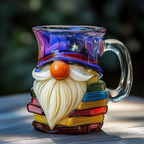 🔥Limited Edition🎁Painted Gnome Book Mug
