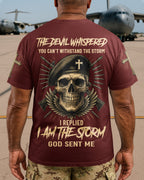 The Devil Whispered You Can't Withstand The Storm T-Shirt