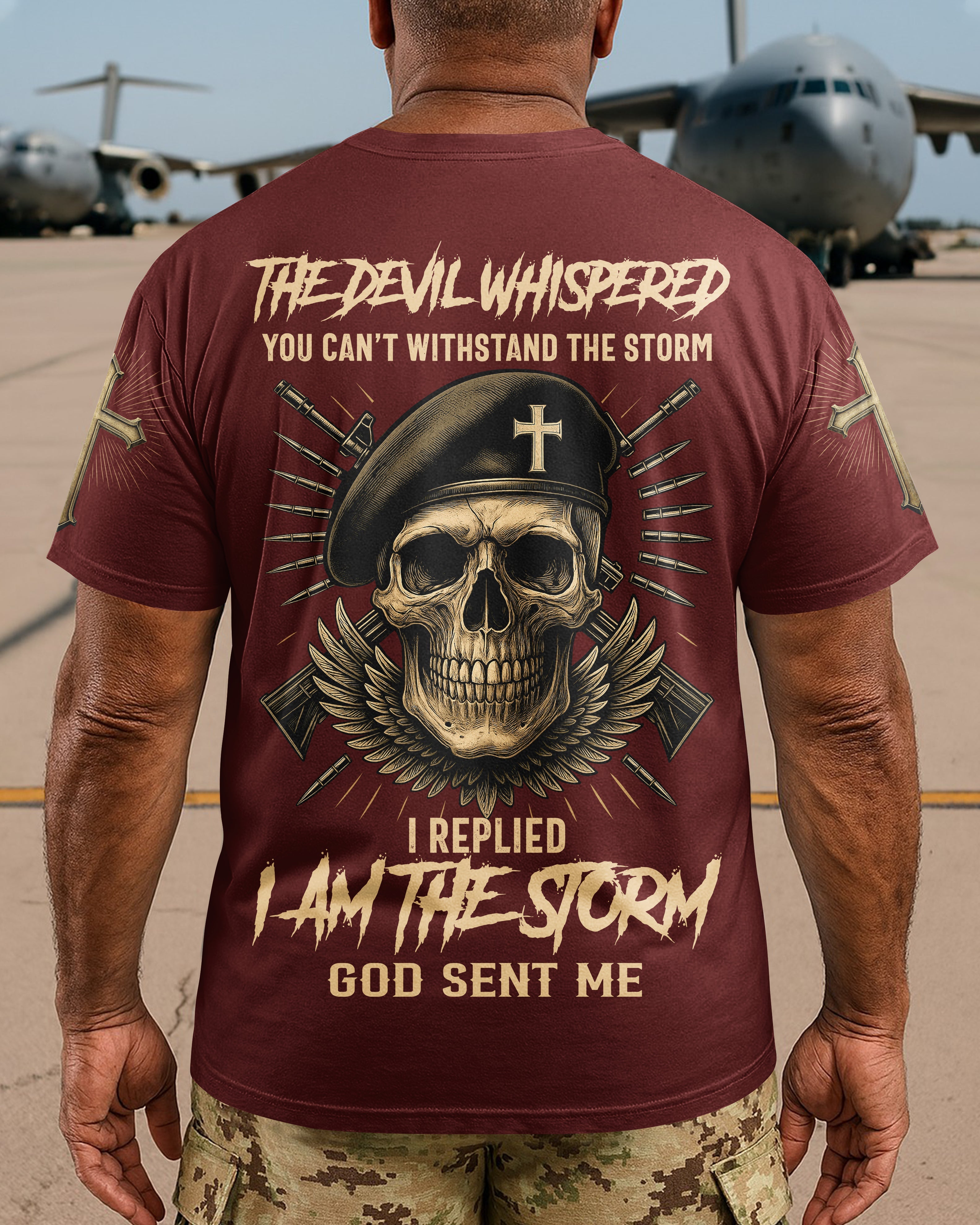 The Devil Whispered You Can't Withstand The Storm T-Shirt