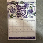 📅 2027 Sweary Mental Health Calendar - Perfect for Home Decor & Gift Ideas
