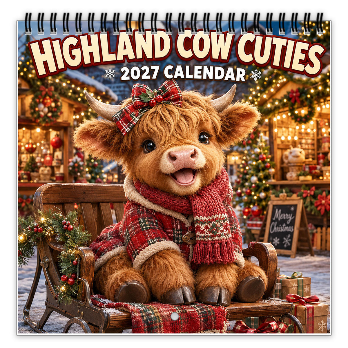 🐮 2027 Highland Cow Cuties Calendar