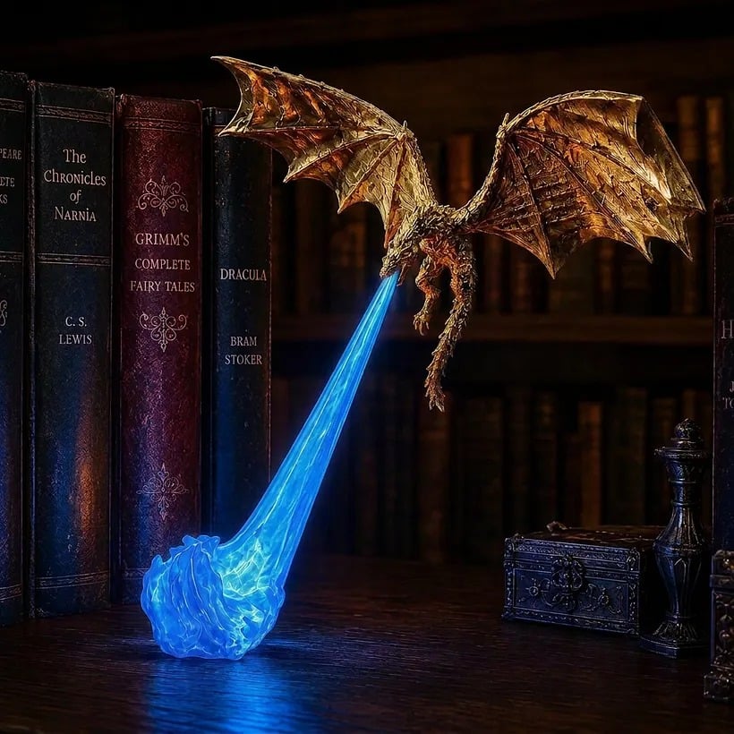 🔥LAST DAY 49% OFF🎁Flying Dragon Bookshelf Light 2026