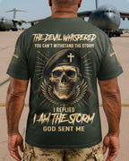 The Devil Whispered You Can't Withstand The Storm T-Shirt