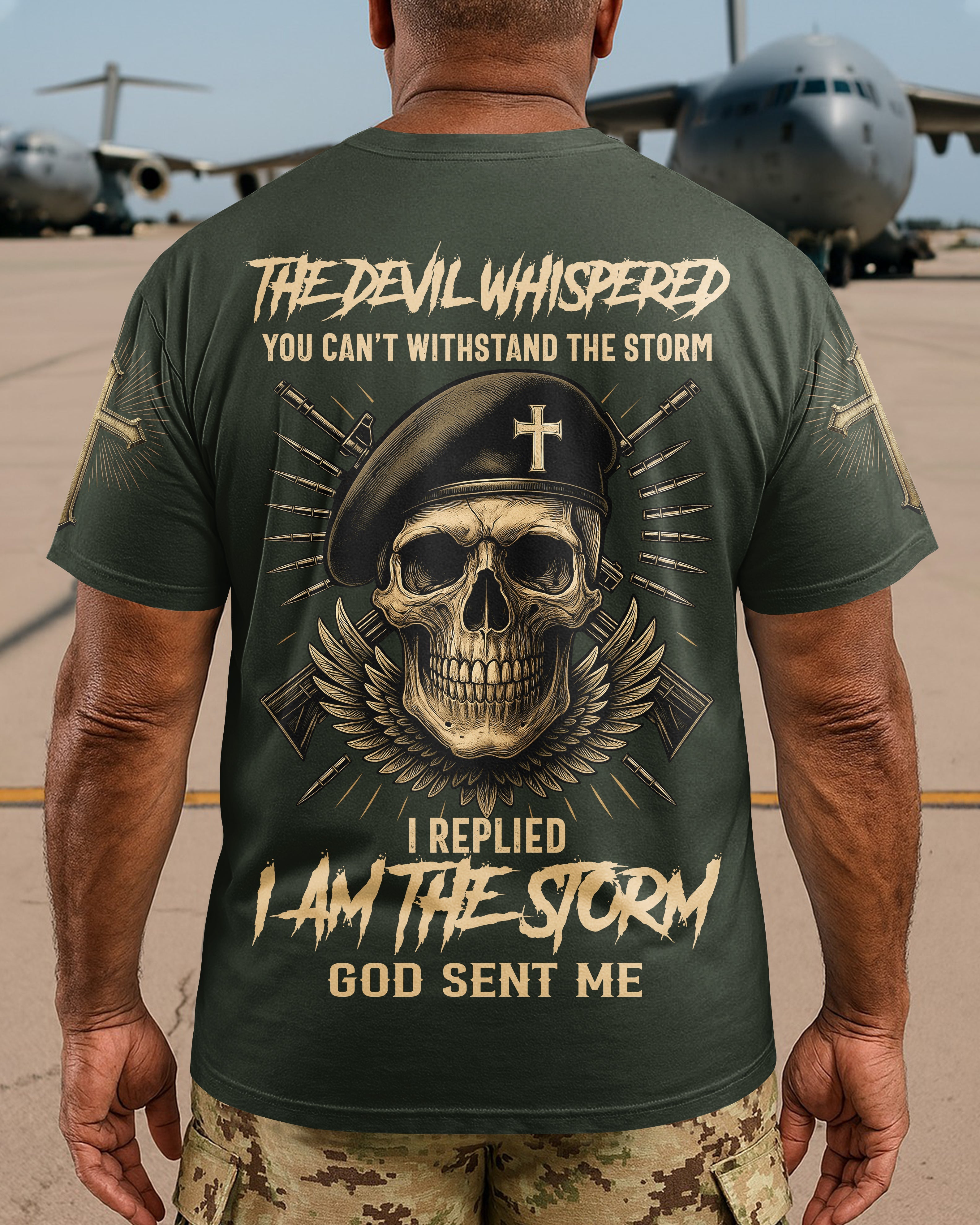 The Devil Whispered You Can't Withstand The Storm T-Shirt