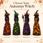 💥LAST DAY 49% OFF - 🧙 Enchanted Autumn Witch Figurine