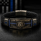 🎁 The Ultimate Father's Day Tribute: Heavy-Duty Police Brotherhood Bracelet — Wear Your Honor Proudly