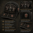 🔥🎁 Bound By Honor Forged In Steel – Knights Templar Cap
