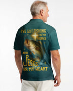 I've Got Fishing In My Veins And Jesus In My Heart All Over Print T-Shirt
