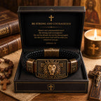 "Lion of Judah" Men's Christian Bracelet