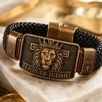 "Lion of Judah" Men's Christian Bracelet