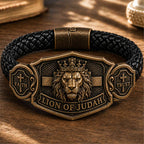 "Lion of Judah" Men's Christian Bracelet