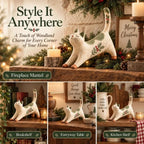 🔥Last Day 49% OFF  😽🐈 Woodland Christmas Cat Figurine🔥