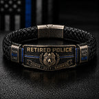 🎁 The Ultimate Father's Day Tribute: Heavy-Duty Police Brotherhood Bracelet — Wear Your Honor Proudly