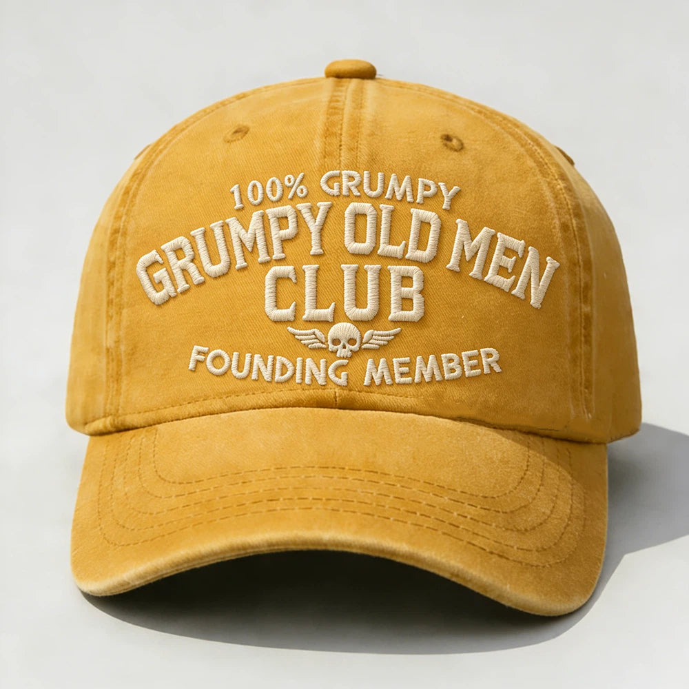 Grumpy Old Men Club Cap