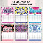 📅 2027 Sweary Mental Health Calendar - Perfect for Home Decor & Gift Ideas