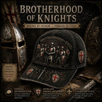 🔥🎁 Bound By Honor Forged In Steel – Knights Templar Cap