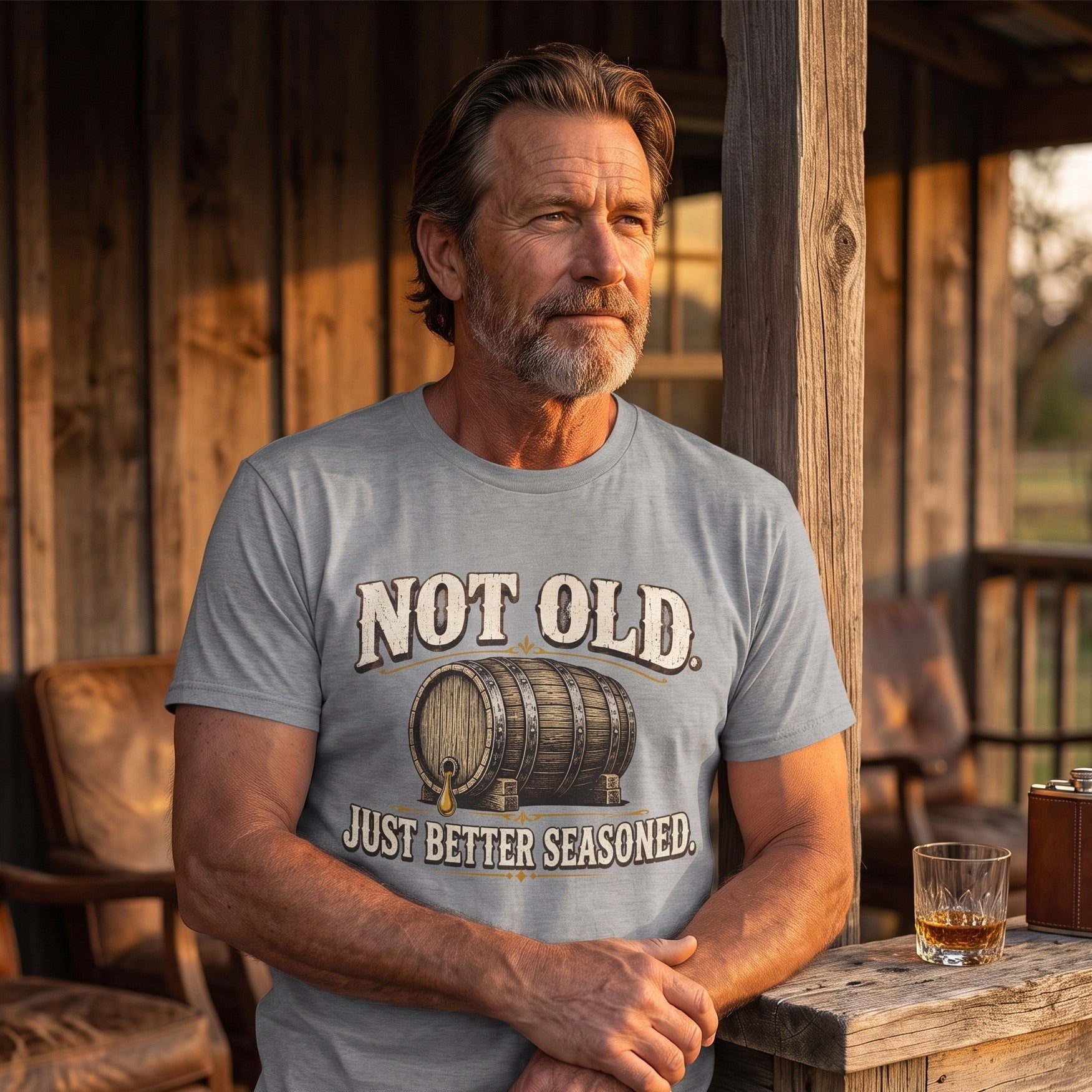 "Not Old, Just Barrel Aged" Vintage T-Shirt