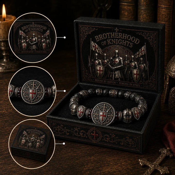🏆Flash Sale⚡ 5K+ SOLD! ⚔️ Brotherhood of Knights Faith Bracelet