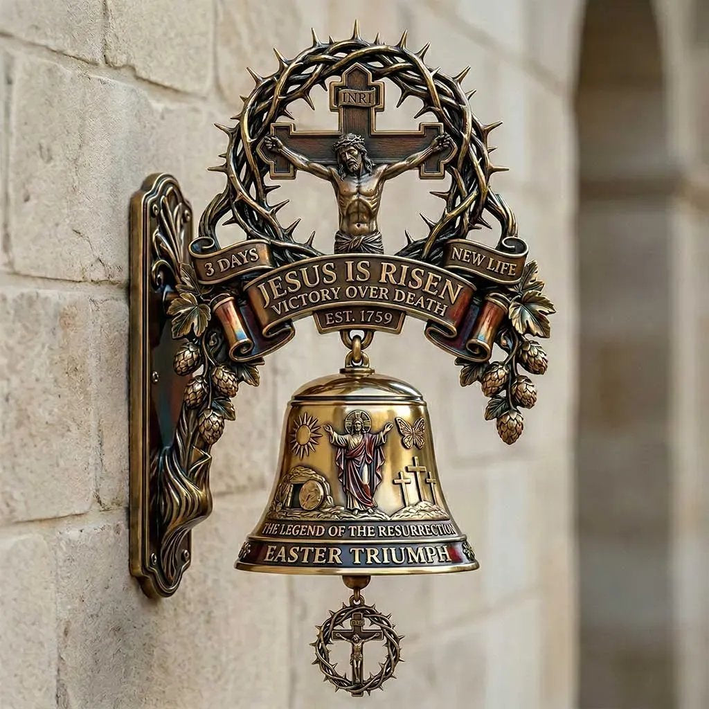 ✝️Jesus Cross Commemorative Wall Bell