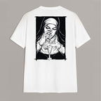 Bad Religious Nun Graphic Casual Black Print T-shirt