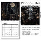 🐈‍⬛ Gothic Cats 2027 Wall Calendar