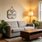 ⚡Last Day 49% OFF-Vintage Statement Metal Sign, "This Is My Happy Place Don't It up"