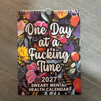 📅 2027 Sweary Mental Health Calendar - Perfect for Home Decor & Gift Ideas