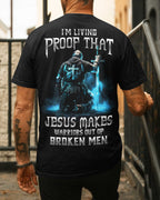Jesus Makes Warriors Out Of Broken Men T-Shirt