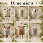 🎐Handmade Whimsical Animal Wind Chime Ornaments
