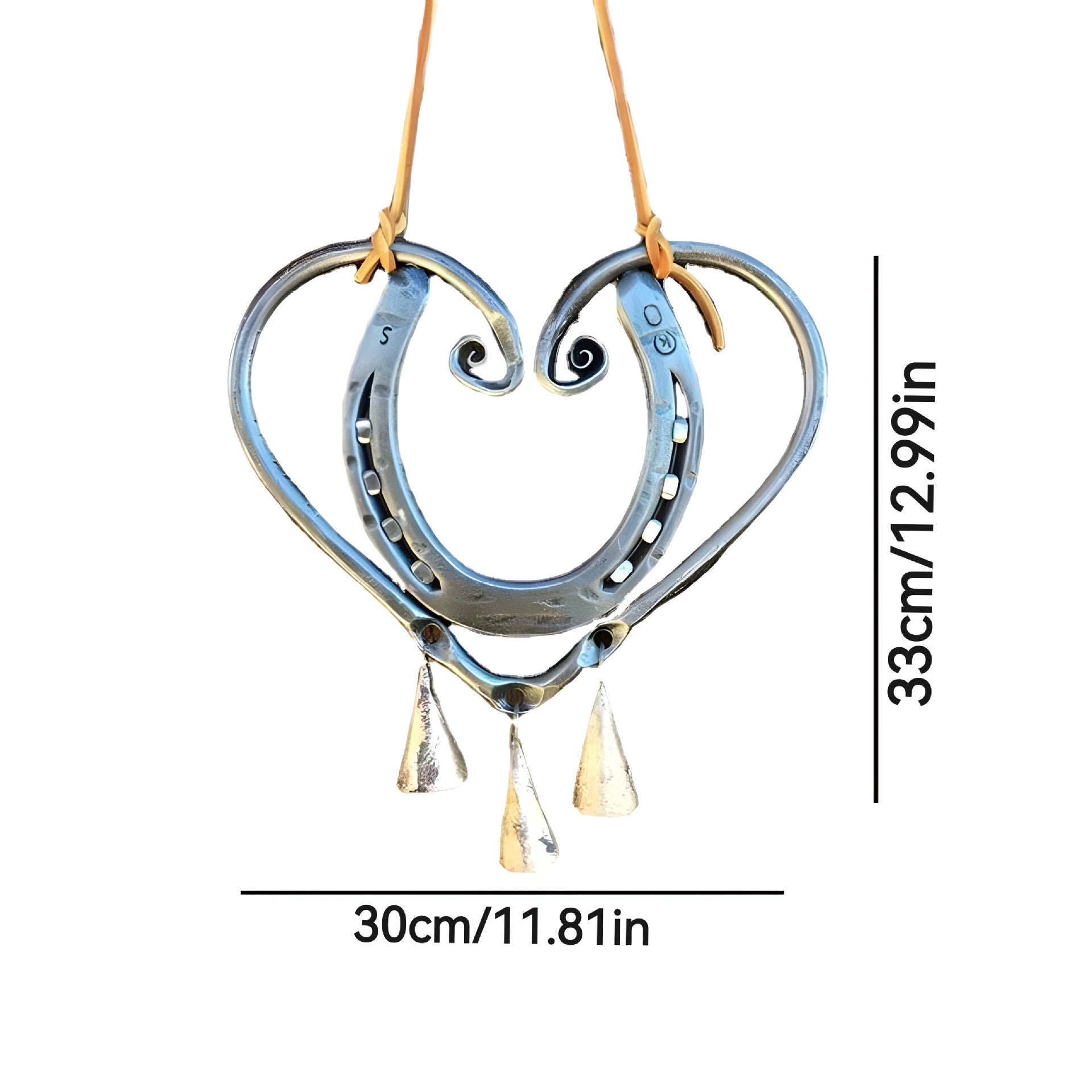 The Horseshoe Heart Wind Chime ❤🐎