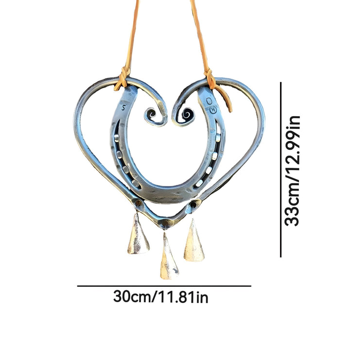 The Horseshoe Heart Wind Chime ❤🐎