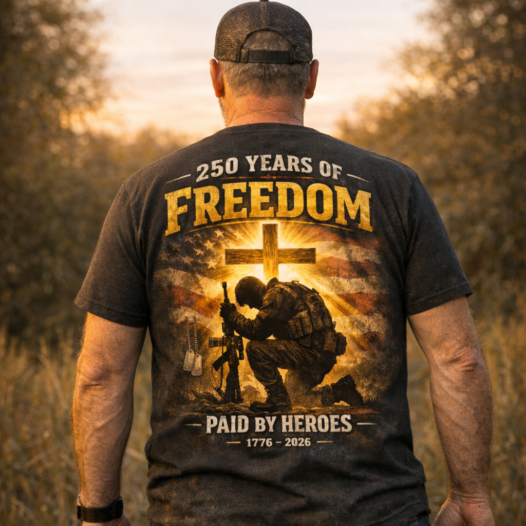 250 Years Of Freedom Paid By Heroes T-Shirt