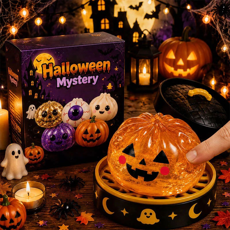 🎃 Halloween Dumpling Squeeze Squishy Toy
