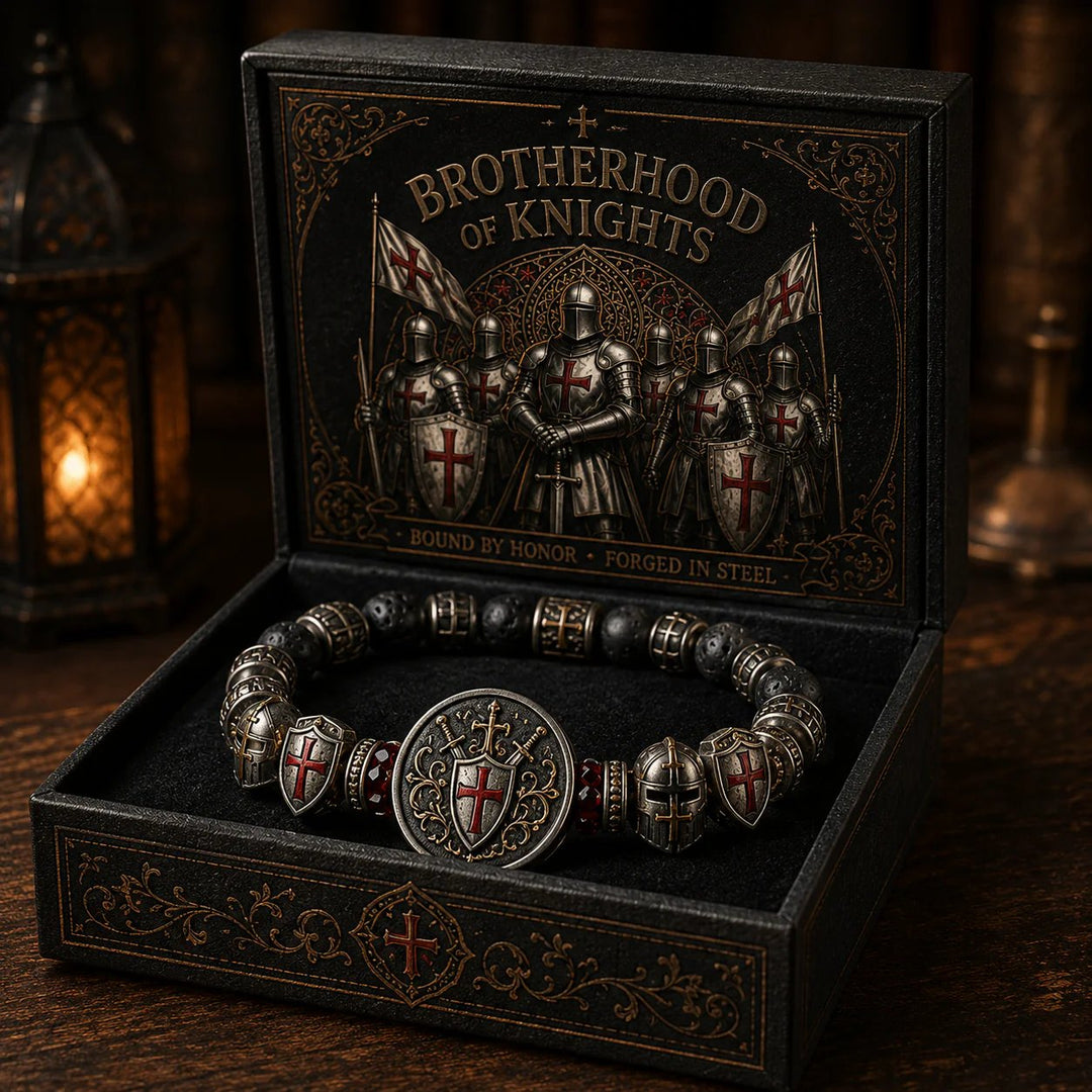 🏆Flash Sale⚡ 5K+ SOLD! ⚔️ Brotherhood of Knights Faith Bracelet