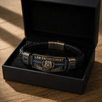 🎁 The Ultimate Father's Day Tribute: Heavy-Duty Police Brotherhood Bracelet — Wear Your Honor Proudly