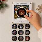 🎄 Christmas Music Fridge Stickers | Interactive Festive Decor with 9 Classic Christmas Carols