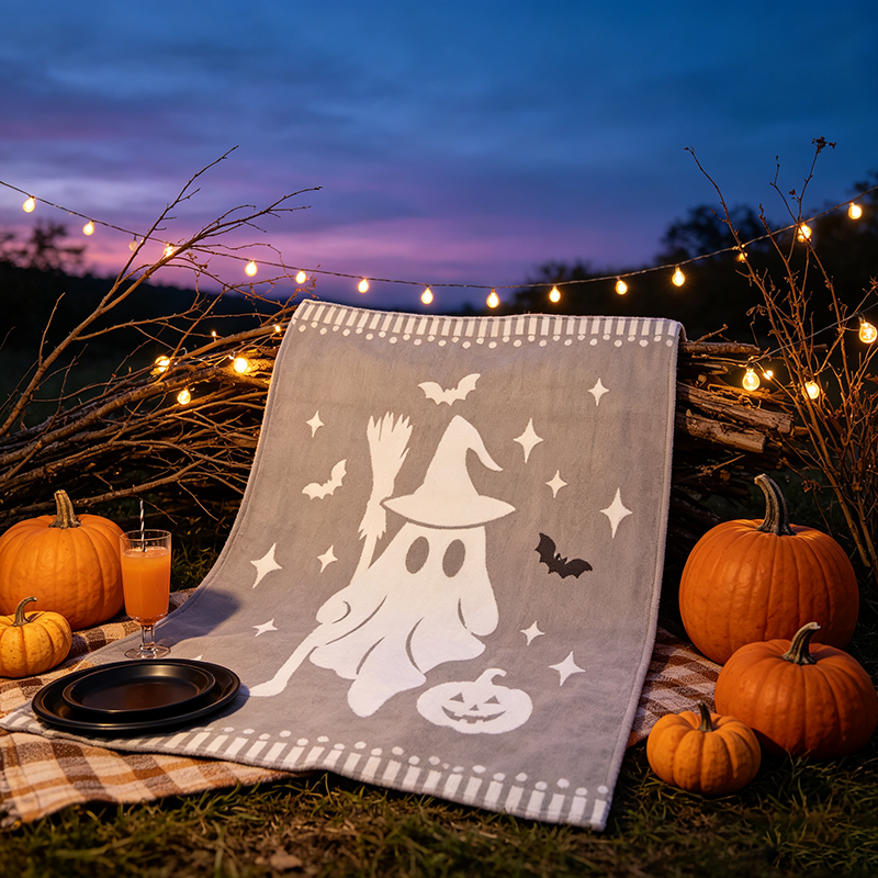 Halloween Jacquard Sleep Blanket