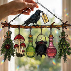 🖤 🐦‍⬛Raven Witch Suncatcher(✨Buy 2 Free Shipping)