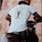 DIE WITH MEMORIES NOT DREAMS White Print T-shirt