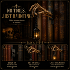💀Skeleton Hand Lantern Shelf Light