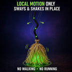 Dancing Magic Witch Broom Lantern