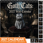 🐈‍⬛ Gothic Cats 2027 Wall Calendar