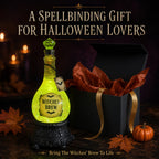 Lighted Witches' Brew Poison Bottle Glitter Globe